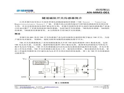 TMR磁開關應用筆記